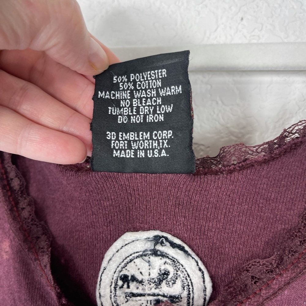 Vintage “love to ride” crop tank top - Picture 5 of 9